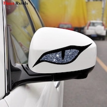 Tehlikeli Gözler Araba Ayna Için Sticker Yapıştırma 15Cm
