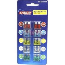 Carub 10'lu Büyük Boy Sigorta Bıçak Seti