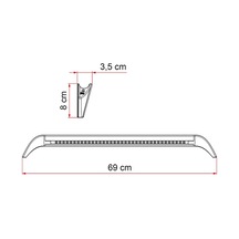 Fiamma Led Awning Kapı Üstü Karavan Dış Aydınlatma