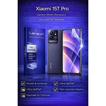 Lensun Xiaomi 15t Pro Ultra Şeffaf Esnek Ekran Koruyucu Film