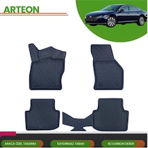 Volkswagen Arteon 2018+ 4d Araca Özel Havuzlu Paspas Takımı Karbon