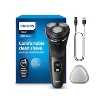 Philips Shaver Series 3000 - Erkekler İçin Elektrikli Tıraş Makinesi: Islak Ve Kuru Tıraş, Skinprotect Teknolojisiyle, Antrasit, Katlanabilir Sakal Düzelticiyle, Kablosuz S3145/00