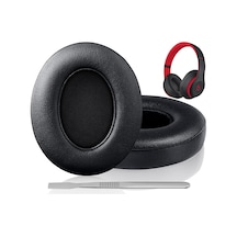 F Feych Beats Studio 3 & Beats Studio 2 B0500/ B0501 İçin Beats Studio Yedek Kulak Pedleri 2 Parça Gürültü Yalıtımı Rahat Bellek Köpüğü Kulak Yastıkları Siyah