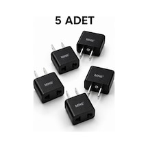 M007 Amerikan Priz Dönüştürücü/5 Adet-türk Fişi Amerikan Sistemine Çeviren Adaptor Fiş