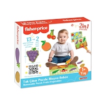 Fisher Price Tak Çıkar Puzzle Meyve Sebze 5 Adet