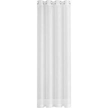 Xindoker Beyaz Tekli Perde - Poliester, Su Geçirmez, Uv Koruyucu, İç/iç Dış Kullanım, 132x183 Cm, Delikli Desen Beyaz