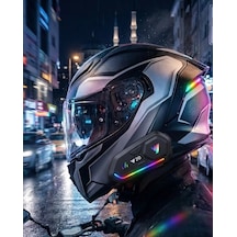 Northcity Şarjlı Motosiklet Kask Intercom Kulaklık Bluetooth 5.3 Teknolojisi - Gelişmiş İletişim