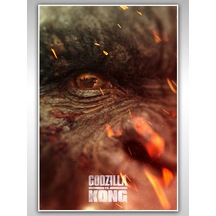Godzilla vs Kong Poster 40x60cm Afiş - Kalın Poster Kağıdı Dijital Baskı