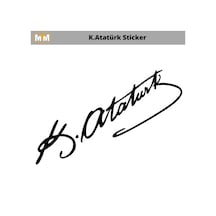 Kemal Atatürk Oto Sticker (282335454)