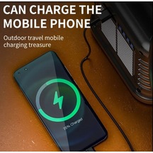 Wıson Ws-4343 Çok Fonksiyonlu Solar Şarjlı Powerbanklı Kamp Lambası Renk