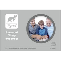 Rovi Advanced Parlak Fotoğraf Kağıdı 280Gsm 50Yp A5