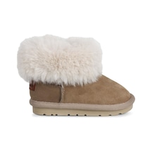 Buckhead Kız Çocuk Kürklü Bot Buck3064 Chestnut Furly Bej