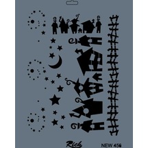 Rich Stencil Boyama Şablonu 25X35 Cm. New-456