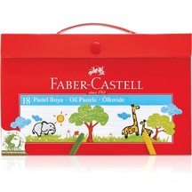 Faber-Castell Karton Çantalı 18 Renk Pastel Boya