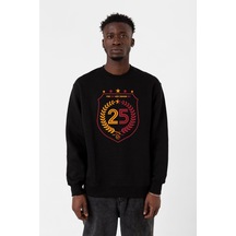 25 Şampiyonluk Yine Biz Siyah Erkek 2ip Sweatshirt Siyah