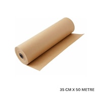 Kraft Rulo Ambalaj Kağıdı, Çeyiz, Hediye Paketleme, Çiçek Buket, Dıy Kağıdı, 80 Gr - 35cm X 50 Metre