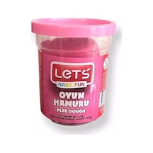 Let's Tek Renk Oyun Hamuru Pembe 115 Gr