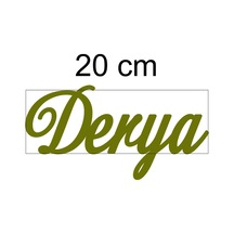Gold Aynalı Pleksi Isim- Altın Aynalı Pleksi Isim 20 Cm Gold