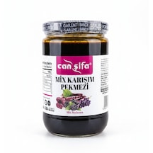 Can Şifa Mix Karışım Pekmezi - 800 Gr Dut, Üzüm, Keçiboynuzu Ve Hurma Pekmezleri Karışımı