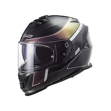 Ls2 Storm 2 Velvet Mat Siyah-gökkuşağı Kask