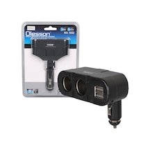 Olesson 1652 12-24v Çift Usb Girişli 100w 2'li Araç Çakmak Çoklayıcı
