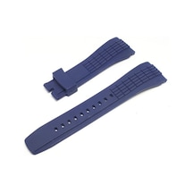 Seiko Velatura Uyumlu Slikon Saat Kordonu - Lacivert