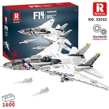 Reobrix 33032 F-14 Tomcat Jet Uçak Yaratıcı Yapı Blok Seti Building Blocks - 1600 Parça