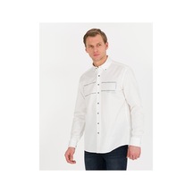 Pierre Cardin Regular Fit Uzun Kollu Gömlek 50266025-vr013 Beyaz