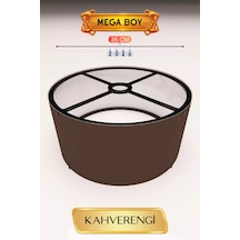 Kahverengi Lambader Başlığı 35 Cm Mega Boy 70cm-gold-aplik