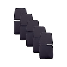 Knsz minder seti 5 li zng&mğr&uslu mor suni deri tel bar sandalyesi oturma ve sırt minderi set