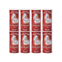 Billur Tuz İyotsuz 250 Gr Tuzluklu X 8 Adet
