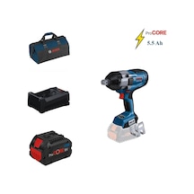 Bosch Gds 18v-1050 H 1x5,5 Ah Procore Akülü Darbeli Somun Sıkma Bez Çantalı
