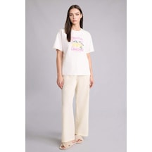 Defacto Regular Fıt Uzun Boy Dokuma Alt G8192ax26smyl118 Sarı-yl118