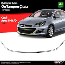 S-dizayn Opel Astra J Krom Ön Tampon Çıtası 2012-2020