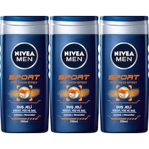 Nivea Sport Erkek Banyo ve Duş Jeli 3 x 250 ML