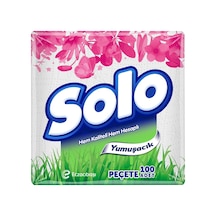 Solo Süper Peçete 100'lü Pratik Açılır Kapanır Etiketli 30x30 Cm 3'li Ekonomik Paket - 3 Adet Tarı