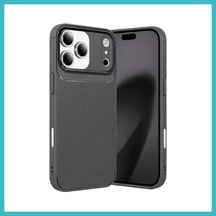 Bezos İphone 17 Pro Max Uyumlu Auto Focus Karbon Kapak - Gri Dfnbez