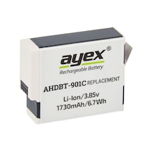 Ahdbt-901c Batarya, Gopro Hero 9, 10, 11, 12 İle Uyumlu Belirtilmemibelirtilmemişş