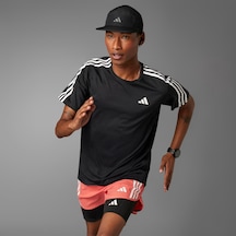 Adidas Own The Run 3 Stripes Erkek Siyah Yuvarlak Yaka Tişört IQ3834 Adidas Own The Run 3 Stripes Erkek Siyah Yuvarlak Yaka Tişört IQ3834