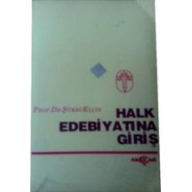 Halk Edebiyatina Giriş Şükrü  Elçin