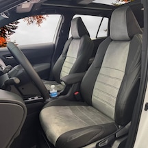 Toyota Corolla Cross Uyumlu Araca Özel Oto Koltuk Kılıfı 158528 Siyah-füme