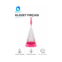 Çift Renk Klozet Fırçası Standlı Banyo Ve Tuvalet Temizlik Seti Çok renkli