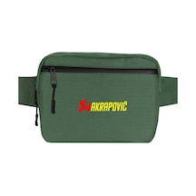 Akrapovic Logo Text Yeşil Bel Çantası