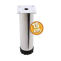 Metal Baza Ayak 15 Cm Krom