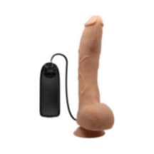 Morgece 27 Cm Titreşimli Realistik Belden Bağlamalı Vantuzlu Dildo