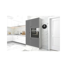 Kenzlife Membran Ankastre Fırın Dolabı Banu Gribyz Panjur 180 100 56 Mebran Kapak Mdf Gövde Beyaz