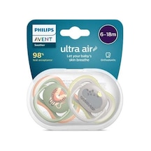 Philips Avent Ultra Air Emzik 6-18 Ay 2li Erkek-9035488399392 Mavi - Yeşil
