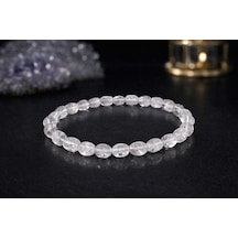 Kristal Kuvars Amorf Kesim Bileklik Çok Renkli
