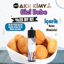 Cici Bebe Yoğun Dıy Kit Bebe Bisküvisi Gıda Aroması %25 Oranda Aroma İçerir Hazır Değildir 60 Ml