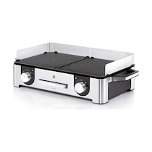 Lono Master Elektrikli Izgara, 50 28 Cm, Masa Üstü Elektrikli Izgara, Rüzgar Korumalı, Çıkarılabilir Yağ Toplama Tepsili, Dış Mekan Kullanımına Uygun, 2400 W, Mat Paslanmaz Çelik